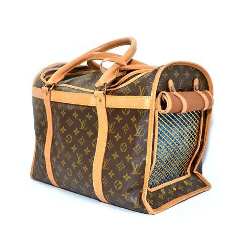 louis vuitton dog couch|faux Louis Vuitton dog carriers.